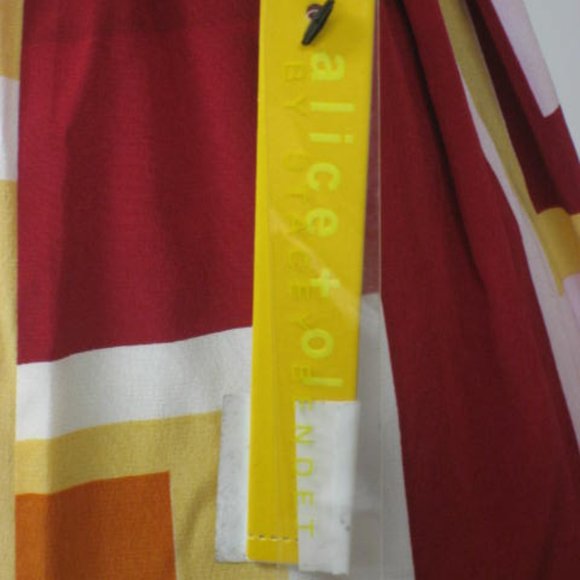 ALICE + OLIVIA Silk Double V Neck Mini Dress Small - Picture 4 of 6